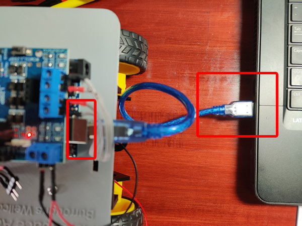 connect Arduino to computer
