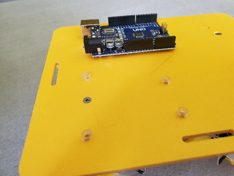 attach arduino socket screws